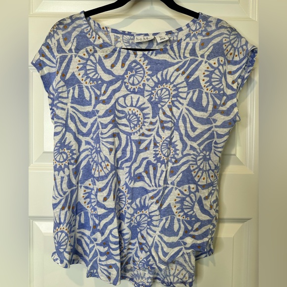 Nicole Miller Tops - NICOLE MILLER 100% Linen Tee Shirt - EUC